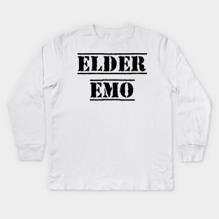 Elder Emo Kids Long Sleeve T-Shirt